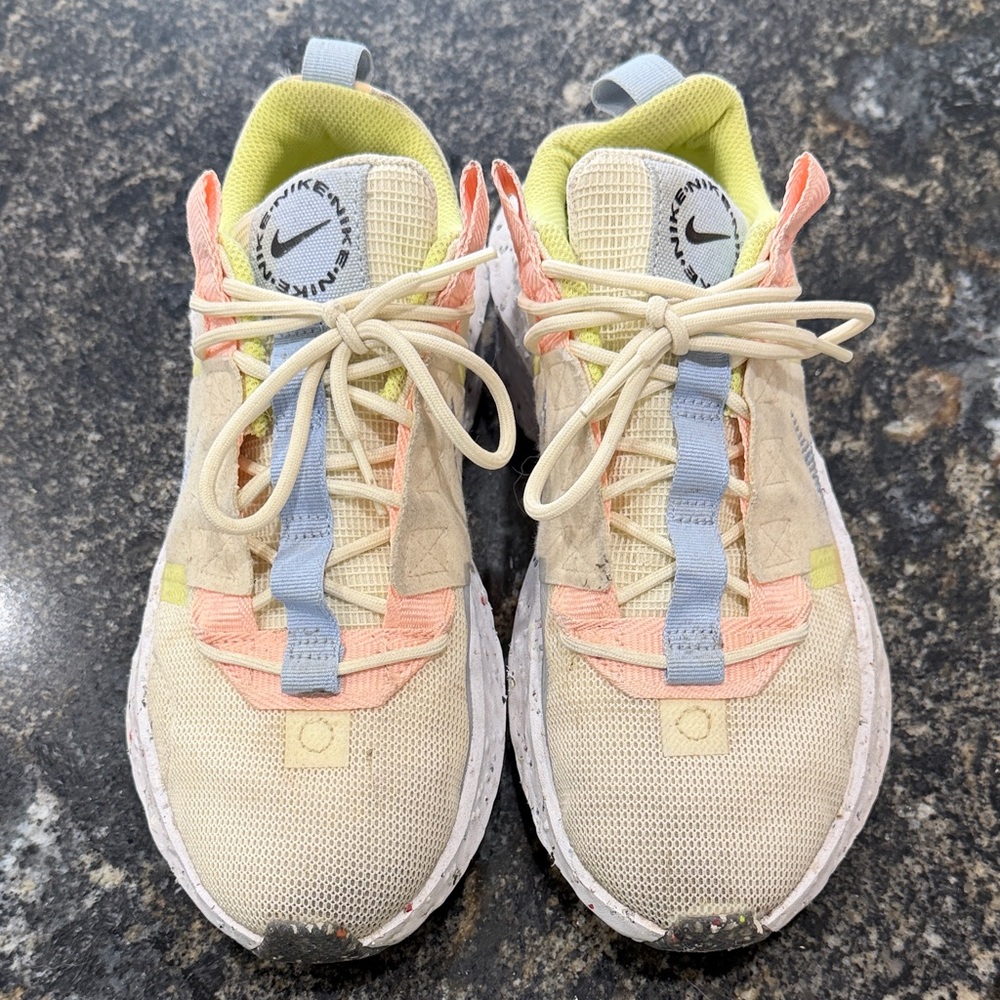 Nike Kids' Cream and Pink Sneakers